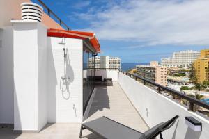 Balkón nebo terasa v ubytování SUNNY Olympia By Sunkeyrents