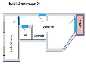 Grundriss der Unterkunft Villa Seeschloss