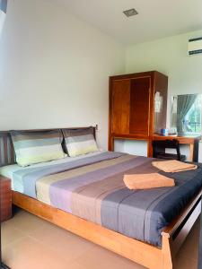 Katil atau katil-katil dalam bilik di View Garden Resort