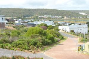 a small town with houses and a road at 24 on Karee in Stilbaai