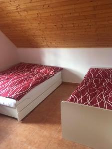 Letto o letti in una camera di Vinařství Ehrlich