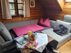 Area soggiorno di Ferienwohnung Salburg, Sonnleitn