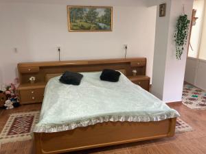 Katil atau katil-katil dalam bilik di Apartament Select