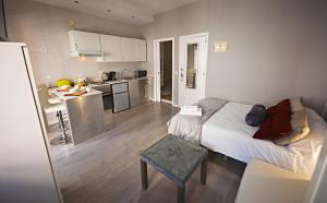 Kuchyňa alebo kuchynka v ubytovaní Apartamentos Infantes 28