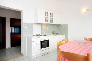 Kuchyňa alebo kuchynka v ubytovaní Apartments by the sea Zavalatica, Korcula - 247