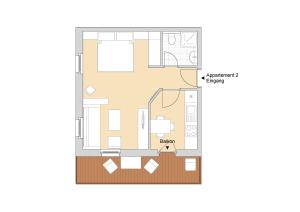 Půdorys ubytování Haus Rappold