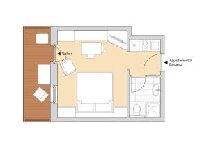 Půdorys ubytování Haus Rappold