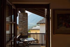 Balkón alebo terasa v ubytovaní Maison Mont-Blanc