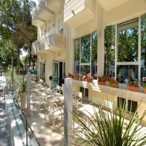 Balkón nebo terasa v ubytování Hotel Muccioli