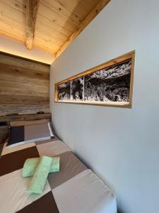 Postel nebo postele na pokoji v ubytování Nido di Faggio