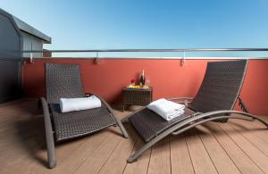 Ein Balkon oder eine Terrasse in der Unterkunft Leonardo Boutique Hotel Barcelona Sagrada Familia
