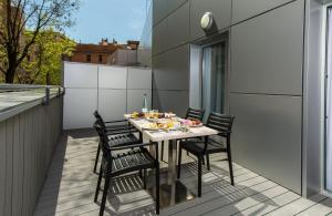 Ein Balkon oder eine Terrasse in der Unterkunft Leonardo Boutique Hotel Barcelona Sagrada Familia