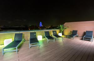 Ein Balkon oder eine Terrasse in der Unterkunft Leonardo Boutique Hotel Barcelona Sagrada Familia