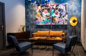Posezení v ubytování NYX Hotel Madrid by Leonardo Hotels