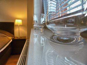 Posteľ alebo postele v izbe v ubytovaní Tartaczna Deluxe Apartments Gdansk