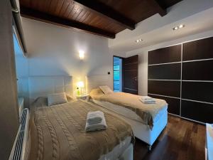 a bedroom with two beds in a room at Villa Hanan Sarajevo in Sarajevo +61 photos