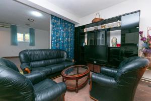 TV a/nebo společenská místnost v ubytování Family friendly seaside apartments Brela, Makarska - 6007