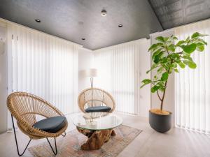 Posezení v ubytování INFINITY HOTEL -jicchaku-