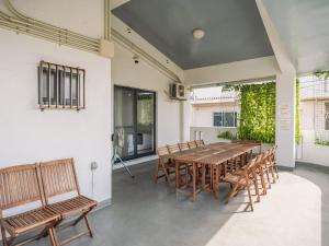 Balkón nebo terasa v ubytování INFINITY HOTEL -jicchaku-