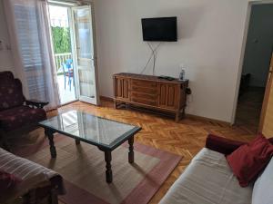 Televízia a/alebo spoločenská miestnosť v ubytovaní Apartments with a parking space Selce, Crikvenica - 15244