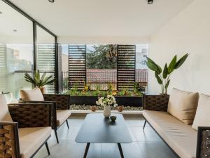 Posezení v ubytování Armonta Residences by BeCyprus