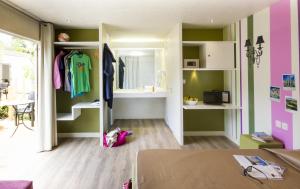 hu Venezia Camping in Town客房内的一张或多张床位