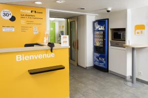 Certifikát, hodnocení, plakát nebo jiný dokument vystavený v ubytování hotelF1 Saint Etienne Est La Grand Croix