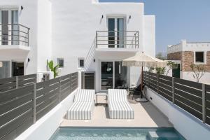 Балкон або тераса в Amelia villas Naxos