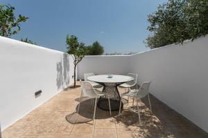 Balkón alebo terasa v ubytovaní Amelia villas Naxos