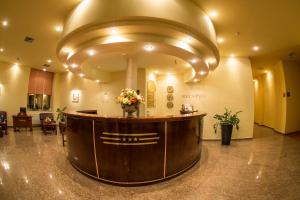 Lobbyen eller receptionen på Hotel Alinalex - Paradisul Acvatic