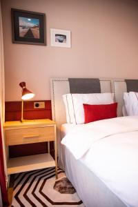 Cama ou camas em um quarto em Hôtel Longemalle