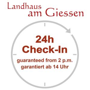 a label for a check in generated from algorithm algorithm at Landhaus am Giessen in Vaduz