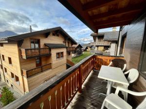 Balkón nebo terasa v ubytování Chalet Diana - Spacious flat - Village core - South facing - Ski-in/Ski-out