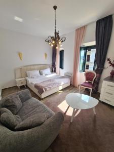 Postel nebo postele na pokoji v ubytování Rustico apartments