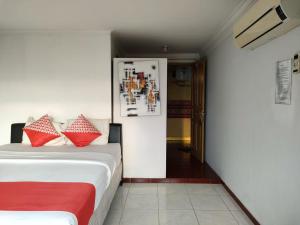 Katil atau katil-katil dalam bilik di Bukit Indah Hotel Piyungan