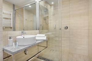 Kúpeľňa v ubytovaní Hotel Moderno Poznań
