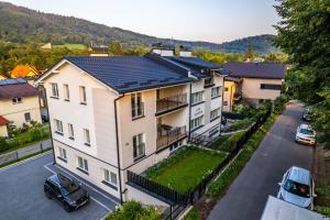 Widok na góry z tego apartamentu