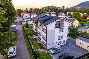 Widok na góry z tego apartamentu