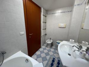 A bathroom at Country house al Toppo