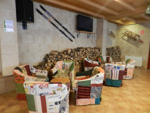 Гостиная зона в Hotel Supermolina