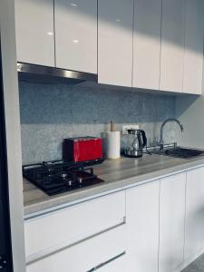 Cucina o angolo cottura di Kazbegi Stylish Apartment