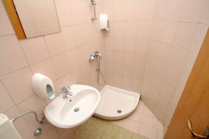 Koupelna v ubytování Apartments and rooms with parking space Mrljane, Pasman - 299 + 34 fotografií