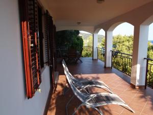 Balkón nebo terasa v ubytování Apartments by the sea Brna - Vinacac, Korcula - 13344