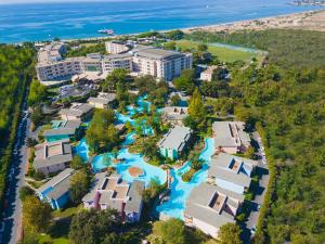 an aerial view of a resort with a pool at Sueno Hotels Beach Side in Side
