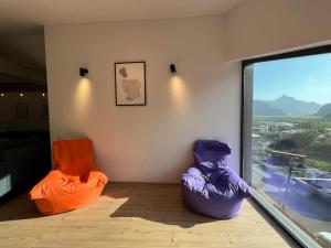 Nespecifikovaný výhled na hory nebo výhled na hory při pohledu z apartmánu