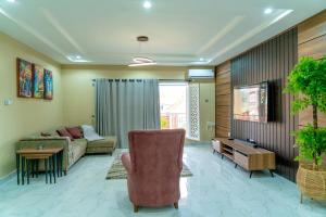 Posezení v ubytování Integral Consults Apartment