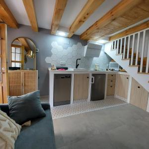 Nhà bếp/bếp nhỏ tại La Grulla Apartamento Rural