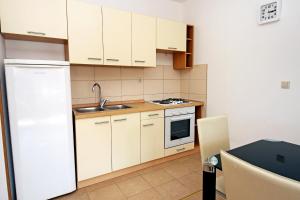 Kuchyň nebo kuchyňský kout v ubytování Apartments by the sea Zaboric, Sibenik - 468