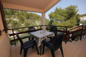 Balkón alebo terasa v ubytovaní Seaside secluded apartments Cove Dumboka bay - Dumboka (Dugi otok) - 489