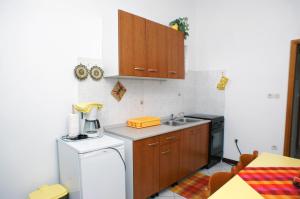 Kuchyň nebo kuchyňský kout v ubytování Apartments by the sea Mandre, Pag - 523